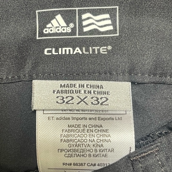 Adidas Climacool Men's Black Formotion Lightweight Golf Pants Size 32x32 - Picture 3 of 3